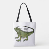 Tote Bag Illustration d'Iguana (Dos)