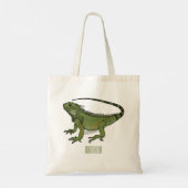 Tote Bag Illustration d'Iguana (Dos)