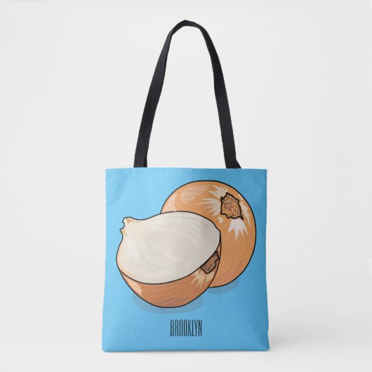 Tote Bag Illustration d'oignon (Devant)