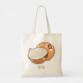 Tote Bag Illustration d'oignon (Dos)