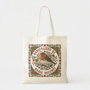 Tote Bag Illustration d'oiseau radicalisé par la décence él