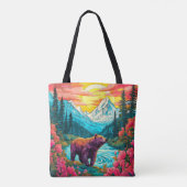 Tote Bag Illustration Doit aimer la nature (Dos)