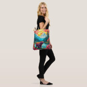 Tote Bag Illustration Doit aimer la nature (Sur le modèle)