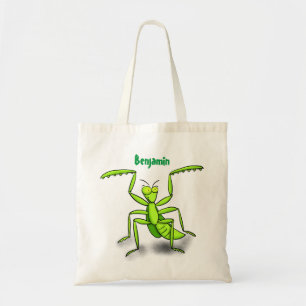 Tote Bag Illustration drôle de mante verte en prière