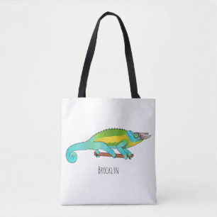 Tote Bag Illustration du caméléon de Jackson
