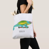Tote Bag Illustration du caméléon de Jackson (De près)