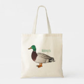 Tote Bag Illustration du canard de Majard (Dos)