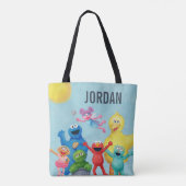Tote Bag Illustration du caractère de rue Sésame (Dos)