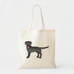 Tote Bag Illustration du chien de dessin de Black Labrador 