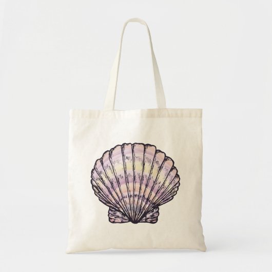 Tote Bag Illustration du coquillage (Devant)