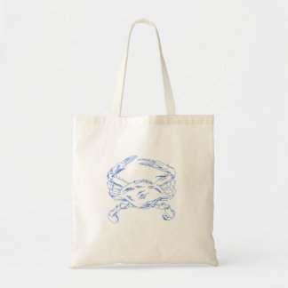 Tote Bag Illustration du crabe - Art des fruits de mer côti