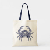 Tote Bag Illustration du crabe bleu (Dos)