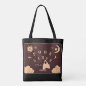 Tote Bag Illustration du jeu de jeu éffrayant (Dos)