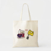 Tote Bag Illustration du mixer (Devant)