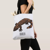 Tote Bag Illustration du monstre Gila (De près)