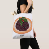 Tote Bag Illustration du pudding de Noël (De près)