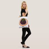 Tote Bag Illustration du pudding de Noël (Sur le modèle)