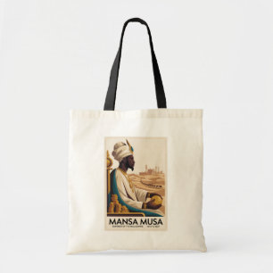 Tote Bag Illustration du roi africain de l'Empire Mali Mans
