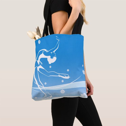Tote Bag Illustration du sport de patinage sur glace