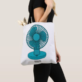 Tote Bag Illustration du ventilateur (De près)