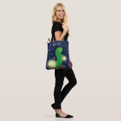 Tote Bag Illustration du ver vert mou (Sur le modèle)