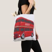 Tote Bag Illustration d'un bus à deux étages (De près)