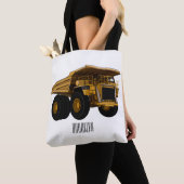 Tote Bag Illustration d'un camion à grande échelle (De près)