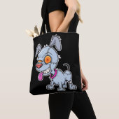 Tote Bag Illustration d'un chien zombie mignon (De près)