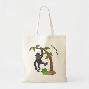 Tote Bag Illustration d'un joli bébé gorille