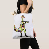 Tote Bag Illustration D'Un Photographe Iguanodon. (De près)