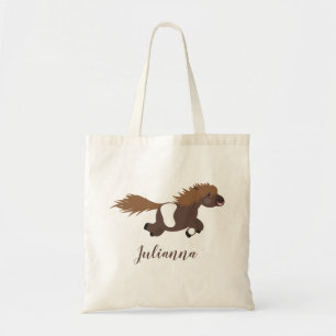Tote Bag Illustration d'un poney mignon, courant,