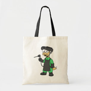 Tote Bag Illustration D'Un Soudeur De Stegosaurus.