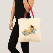 Tote Bag Illustration D'Un Tyrannosaurus Rex Bain De Soleil (Devant (produit))