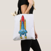 Tote Bag Illustration d'un vaisseau de fusées (De près)