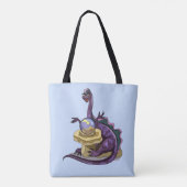 Tote Bag Illustration D'Un Vendeur Fortune Plateosaurus. (Dos)