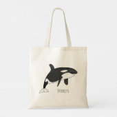 Tote Bag Illustration d'une baleine tueuse (Dos)