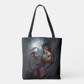 Tote Bag Illustration d'une crise infinie, gaslight Catwoma (Dos)