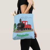 Tote Bag Illustration d'une locomotive à vapeur mûre (De près)