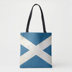 Tote Bag Illustration écossaise grunge de drapeau