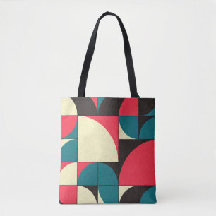 Tote Bag Illustration géométrique et informatique Abstraite