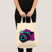 Tote Bag Illustration graphique de la caméra (Devant (produit))
