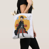 Tote Bag Illustration HARRY POTTER™ et Hedwig (De près)