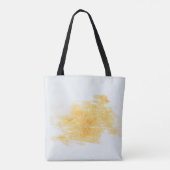 Tote Bag Illustration jaune et blanche (Dos)