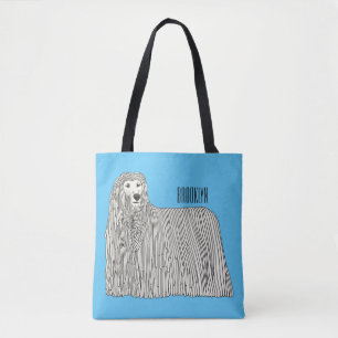 Tote Bag Illustration Komondor pour chien