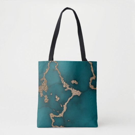 Tote Bag Illustration marbre Abstrait Cute (Devant)