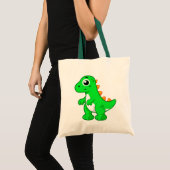 Tote Bag Illustration Mignonne Du Tyrannosaurus Rex. (Devant (produit))