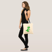 Tote Bag Illustration Mignonne Du Tyrannosaurus Rex. 2 (Devant (modèle))