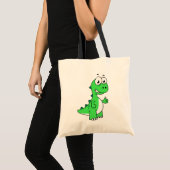 Tote Bag Illustration Mignonne Du Tyrannosaurus Rex. 2 (Devant (produit))