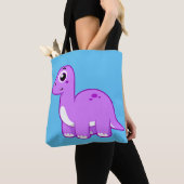 Tote Bag Illustration Mignonne D'Un Brontosaurus Dinosaure. (De près)