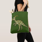 Tote Bag Illustration Mignonne D'Un Parasaurolophus Dinosau (De près)